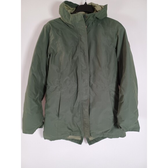 Alpine Design Down Jacket Women's Medium Winter Cold Hooded Waist Toggle - Picture 2 of 11